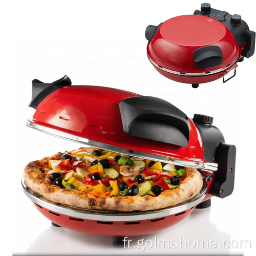 Machine à pizza électrique à cuisson rapide et amusante de 12 pouces